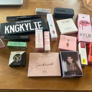 Luxury Makeup Lot - MAC, Kylie, Charlotte Tillbury, Wander, Haus Labs, etc.